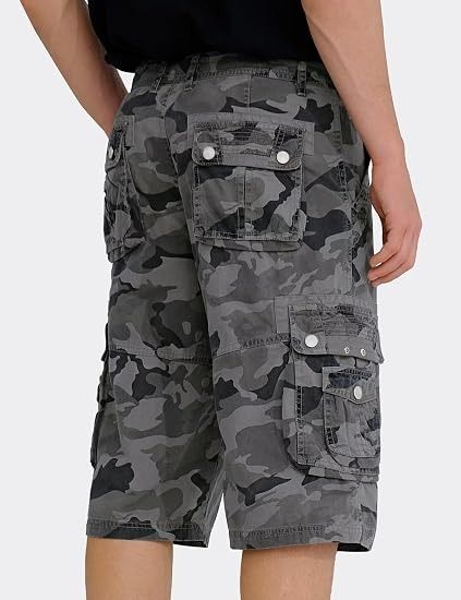 Camouflage Cargo Shorts image 4